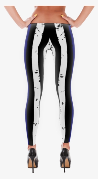 Thin Blue Line Leggings - Honey Comb Leggings #8382008