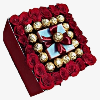 Gift Present Bow Chocolate Ferrerorocher Roses Box - Gift #8383116
