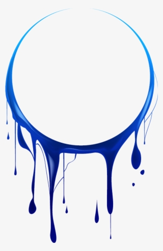 Mq Sticker - Circle Paint Drip Png #8383953