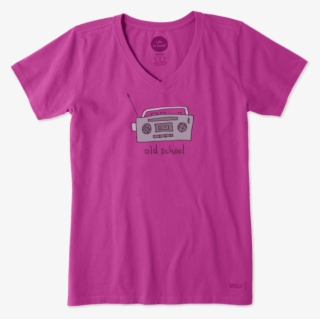 Women's Naive Old School Radio - Shirt #8384979