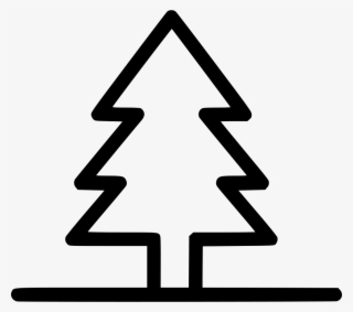 Park Tree Forest Comments - Christmas Tree Outline Png #8385117