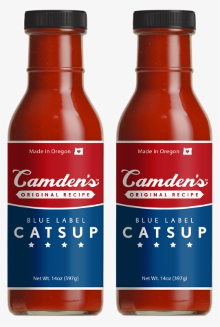 Camden's Blue Label Catsup 2 Pack 14oz Bottles - Bottle Of Catsup #8385470