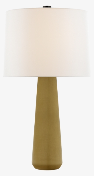 Athens Large Table Lamp In Dark Moss With Linen Shade - Lamp #8385994