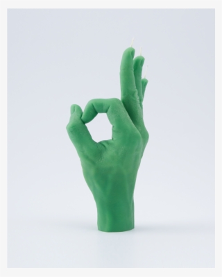 Candlehand - Ok Hand Sign Green #8386824