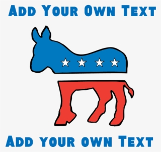 Democrat Donkey Template Tile Coaster - Democratic Party #8388094
