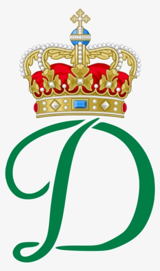 Royal Monogram Danae I - Coat Of Arms Of Greek Prince #8388780
