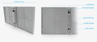 The Neon Is A Highly Transparent And Lightweight Cabinet - Fence #8389093