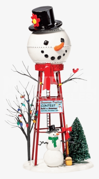 Snowman Water Tower - Department 56 Snowman Watertower #8389813
