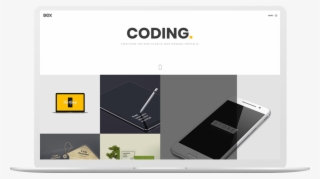 Box Minimal Portfolio Template - Simple Portfolio Theme Bootstrap #8390038