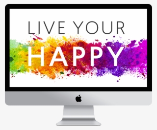 Imac Psd Mockup Template Website Lyh 1000px - Computer Monitor #8390233