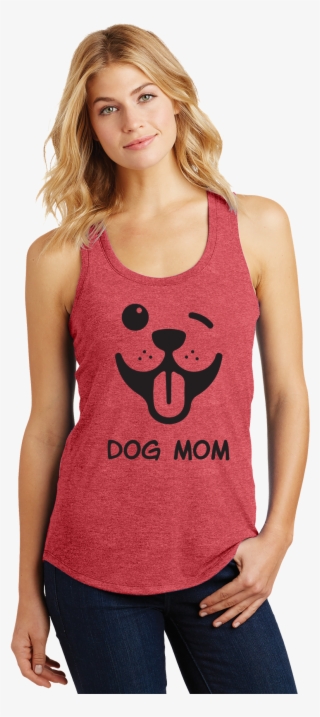 Red Frost - District Made Ladies Perfect Tri ™ Racerback Tank Dm138l #8390600