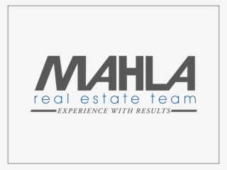 Mahla Real Estate Logo Big Brown Outline - Electric Blue #8391227