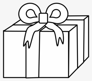 Gift, Ribbon, Hanukkah, Black And White, Png #8391386