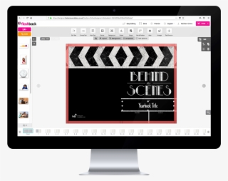 Yearbooks Mockup Image Imac - Computer Monitor #8391528