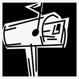 Vector Illustration Of Letter Box Or Mailbox Receptacle - Sign #8391794