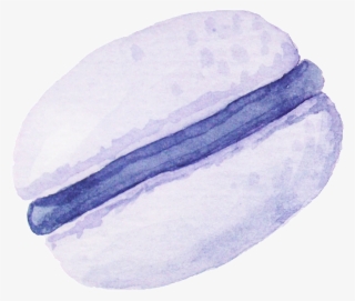 Blue Blue Macaron Transparent Decorative - Drawing #8393105