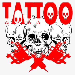Tattoo Skulls Machines - Maquina De Tatuar Stencil #8393174