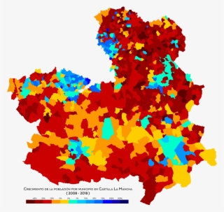 Castilla La Mancha Crecimiento 2008 2018 - Comarcas Ciudad Real #8394595