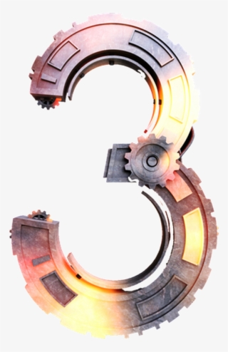 Mechanical Number 2018 New Year Art Word - Circle #8394833