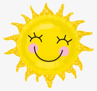 Smiley Sunshine Sun Balloon - Sun Balloons #8395431