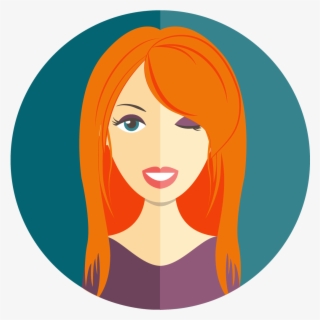 Sign Up To Join The Conversation - Girl Flat Design #8398000