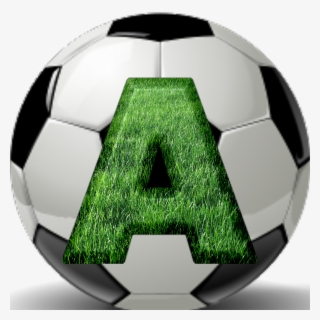 Alfabeto Grama Com Bola De Futebol Png, Grass Texture - Football #8398588