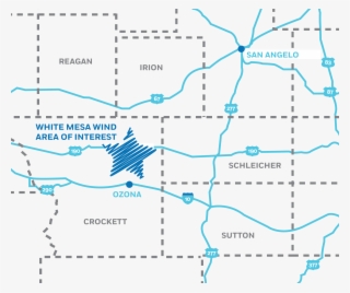 Big Bend Map F-01 White Mesa Wind Project Profile - Map #8399638