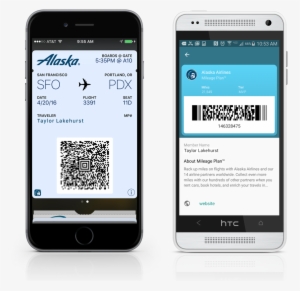 Mobile Boarding Pass Alaska Airlines - Iphone #840061