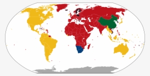 Countries In Red, Black, And Blue Use European Style #840109