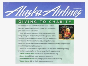 2005 Christmas In The Northwest In Alaska Airlines - Alaska Airlines #840284