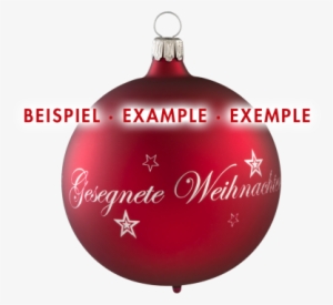 Glass Bauble Matte Bordeaux, Inscription Possible - Bordeaux #840538