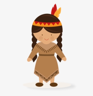 Native American Transparent Download Free Download - Native American Girl Clip Art #840612