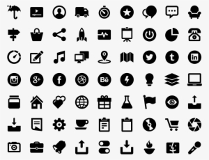 900 Bold Vector Glyph Icons For Designers And Developers - Icon #840683