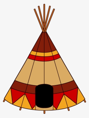 Native American Teepee - Teepee Clipart #840748