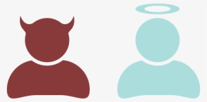 Big Image - Evil And Good Clipart #841107