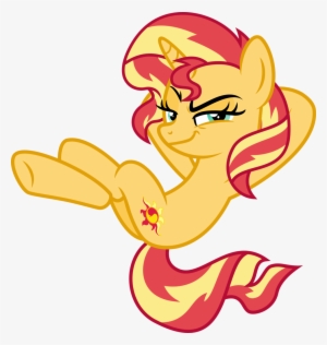 Unicorn Transparent Evil - Sunset Shimmer Evil Pony #841281