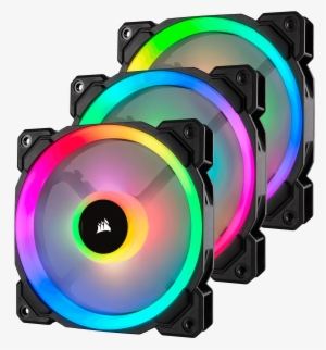 2 X Corsair Ml Series Magnetic Levitation Dual Pack - Corsair Case Fan Rgb 120mm #842364