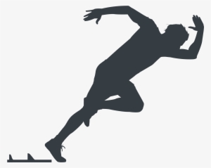 Athlete Silhouette - Portable Network Graphics #842442