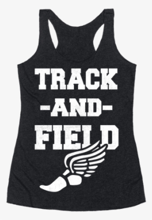 Track And Field Racerback Tank Top - Let Me Be Perfectly Queer #842700