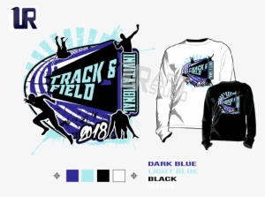 Track & Field Invitational Tshirt Vector Design Separated - Track And Field Shirt Designs #842885
