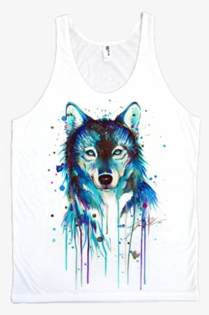 Dark Wolf Tank - Wolf Art #843110