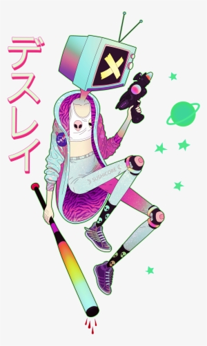 Picture Free Object Heads Aesthetics Pinterest Characters - Computer Head Anime Girl #843279