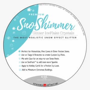 Premium Glitter Iceflake Crystals - October Zodiac Sign #843987