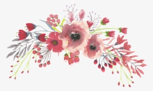 Akwarela, Kwiat, Dekoracja - Watercolor Flower Transparent Background #844441