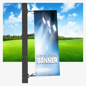 Banner Supplied With Lamp-post Brackets - Lamp Post With Banner #844474