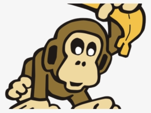 Monkey Eating Banana Clipart Gif #844687