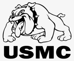 United States Marine Corps Full Body Bulldog Vinyl - St Cloud High School Bulldog #844873