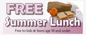 Summer Lunch Program - Free Summer Lunch Program #845095