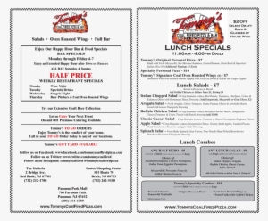 Lunch - Tommy's Coal Fired Pizza #845159