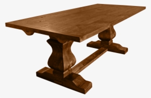 Coffee Pedestal Table - Antique Wooden Dining Table #845934